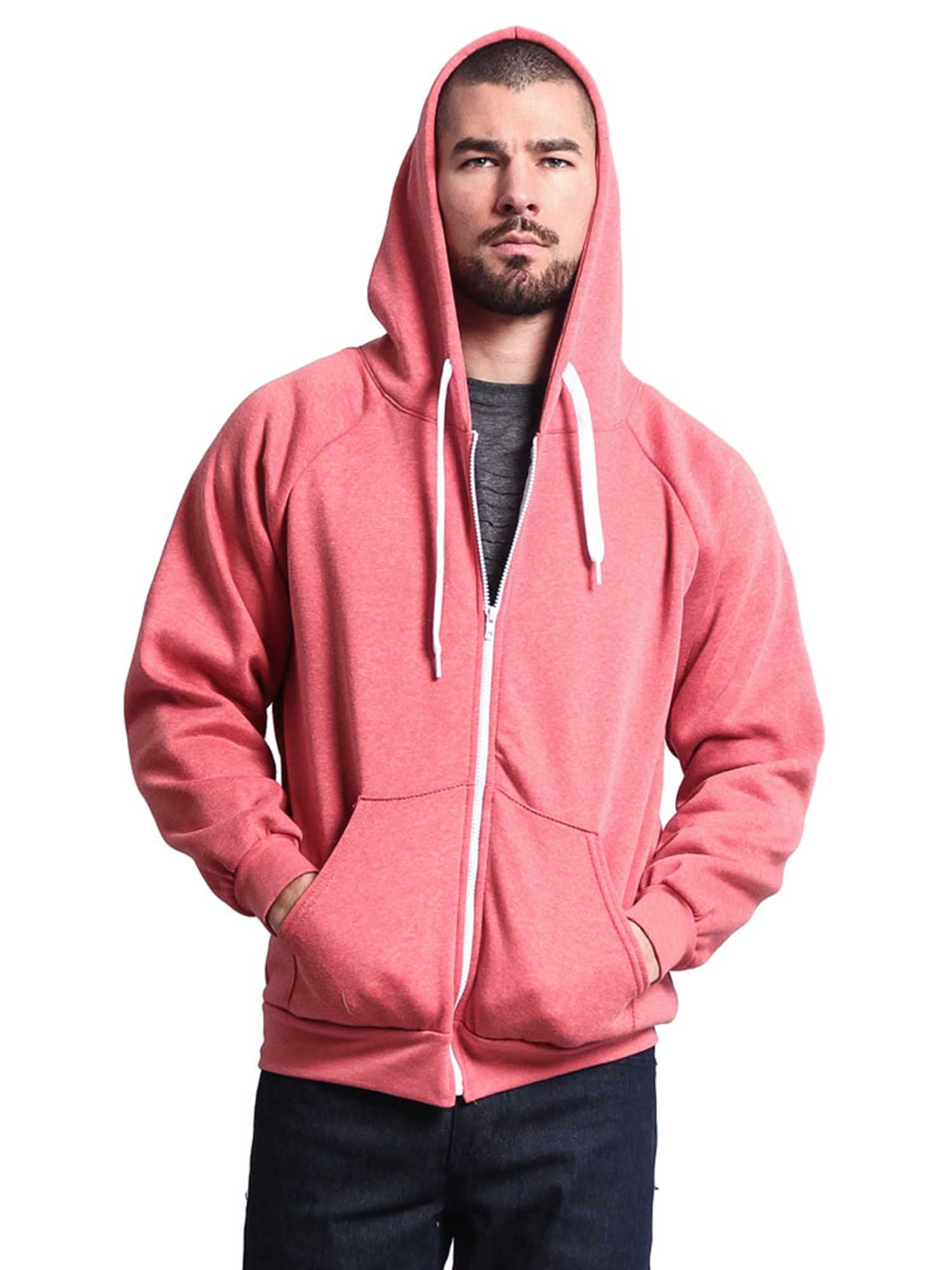 G-Style USA Men's Heavyweight Zip-Up Hoodie Sweatshirt