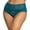 Blue Coral, variant on Felina | Finesse Modern Mock-Wrap Brief | Panty | Lace | Full Coverage | Comfort (Hyacinth, Small-Medium)