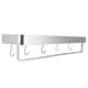 thumbnail image 5 of Estante De Cocina Para Baño, Estante De Almacenamiento Para Ducha, Bordes Lisos, Montaje En Pared, Fuerte Y Duradero Para Baños, Cafeterías Y Armarios, Cocinas, Dormitorio, Sala Cergrey Estante de productos básicos de 50 cm con barra para colgar y ganchos, 5 of 8