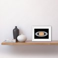 thumbnail image 2 of Hubble Space Telescope Image Saturn Opposition 2018 Portrait Of Opulent Ring World Solar System Gas Giant Planet Artwork Framed Wall Art Print 9X7 Inch, 2 of 5