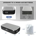 Twin Air Mattress with Builtin Pump,18" Inflatable Blow Up Bed for