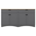 thumbnail image 5 of Farmhouse TV Stand For TVs Up to 70", With 2 Drawers, 2 Cabinets & Adjustable Shelves, For Living Room, Bedroom, 3 Color, 5 of 13
