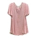 thumbnail image 4 of Puntoco Mujeres Damas Casual Imprimir Manga Corta Jersey O-Cuello tops Camisas Blusa Puntoco Puntoco-4744, 4 of 6