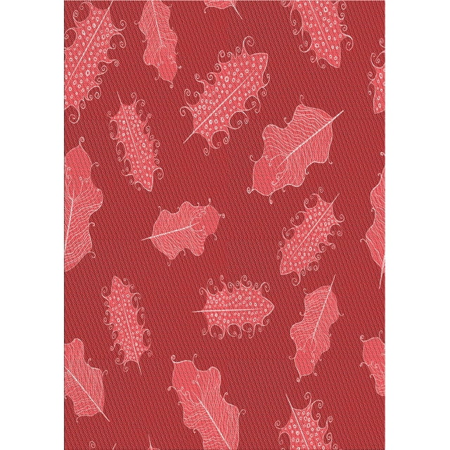Ahgly Company Tapis d'Intérieur Rectangulaire Rouge Lavable en Machine, 5 Pieds x 8 Pieds