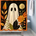 thumbnail image 4 of Tchckioa Shower Curtain for Apartment,Halloween Ghost Waterproof Hooks Bath Curtain,60x72 Inch, 4 of 8