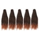 thumbnail image 1 of Mechones de cabello profundo, paquete de 5 unidades, extensión sintética para peinados bohemios Marrón, 1 of 9