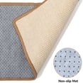 thumbnail image 3 of XIBUFE Cat Scratcher Mat, 23.6 X 15.7 Inch Natural Sisal Cat Scratch Mats, Horizontal Cat Floor Scratching Pad Rug with Sticky Tapes, Protect Sofa and Carpet, 3 of 9