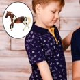 thumbnail image 4 of PENGXIANG Figurine Animale Cheval pour Enfants 11.2x13.8cm Foncé, 4 of 8