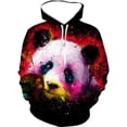thumbnail image 2 of Sudadera con capucha con estampado 3D de panda para hombre, unisex, informal, de manga larga, de gran tamaño, chándal, 2 of 5