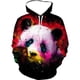 thumbnail image 4 of Sudadera con capucha con estampado 3D de panda para hombre, unisex, informal, de manga larga, de gran tamaño, chándal, 4 of 5