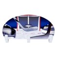 thumbnail image 1 of Next Innovations 101411002-HOCKEYPUCK 15 x 10 in. Hockey Puck Three Hook Kids Wall Mounted Coat Rack, 1 of 1