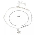 thumbnail image 3 of EOEMY Women Charm Ankle Bracelet Metal Starfish Anklets Chain Foot Jewelry Gift ~-Gold, 3 of 8