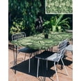 thumbnail image 3 of Tropical Leaves Rectangle Tablecloth, Waterproof Elastic Fitted Table Covers for 5 Foot Tables, 30x60inch Decorative Tablecloths for Picnic, Camping, Outdoor, Watercolor Retro Country Summer Leaf, 3 of 6