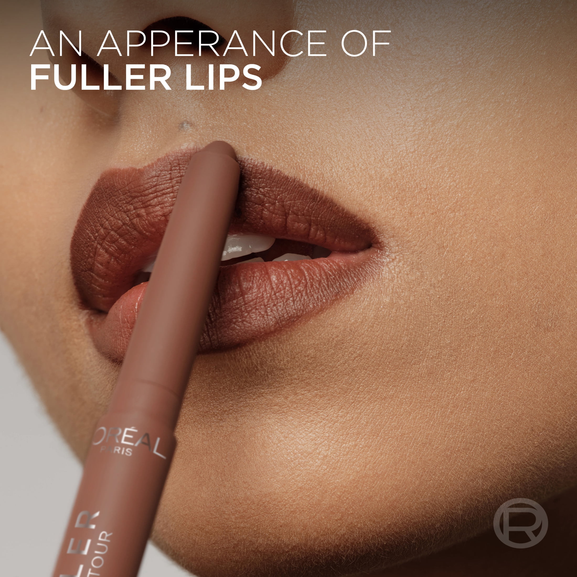 L'Oreal Paris Blurfiller Blurring Lip Contour Lip Liner, Nude Espresso, 0.21 oz