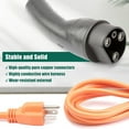 thumbnail image 6 of 10 Foot Charging Cord 3 Prong 120V Replacement ST031016PT For Electric Club Carts Plugs and Play Installation, 6 of 10