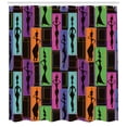 thumbnail image 3 of Ambesonne African Shower Curtain, Vases on Heads, 69"Wx84"L, Multicolor, 3 of 3