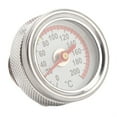 thumbnail image 2 of Oil Temp Gauge, Easy Installation High Accuracy Oil Temp Meter Durable  for Motorcycles, 2 of 8