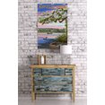 thumbnail image 2 of Rangeley, Maine, Summer Lake Sunset Scene (24x36 Giclee Gallery Art Print, Vivid Textured Wall Decor), 2 of 3