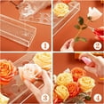 thumbnail image 3 of Luniquz Flower Vase Acrylic Rectangular Floral Centerpiece for Dining Table - 15.8 Inches Long Rectangle Vase - Clear Vases for Home Decor Wedding(Flowers not Included), 3 of 7