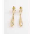 thumbnail image 4 of Scenario Women's Gold‑Tone Drop Earrings with Faux Pearl, 4 of 5