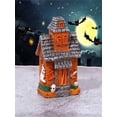 thumbnail image 4 of Halloween Village Accessories Set Halloween HOUSEs Village Miniatures Ornaments with Pumpkins Ghost Tombstones Tree Fence Streetlamp Figurines for Party Home Table Decor, 4 of 6