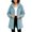 Light Blue-eR0WK-Light Blue, variant on Women Winter Fleece Jacket Long Warm Fleece Jacket with Hood Zip Plush Jacket Outwear