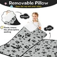 thumbnail image 3 of Paw Prints and Bones Toddler Nap Mats for Kids Preschool,Sleeping Mat Bag or Kids,Toddler Sleeping Bag,Toddler Nap Mat or Daycare, 3 of 6