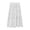 White, variant on Women's Sheer Lace Midi Underskirt Elastic Waist Floral Lace Half Slip Transparent Layering Lace Skirt Versatile Modesty Slip Skirt for Women(Black,Free Size)