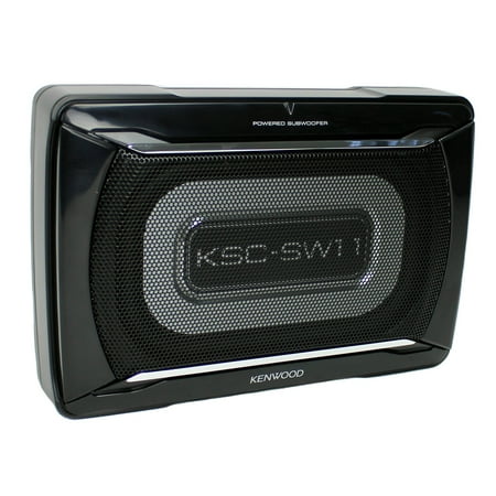 Kenwood KSC-SW11 150-Watt Compact Powered Subwoofer with Remote