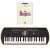 Casio SA-76 44 Key Mini Keyboard Bundle Includes Bonus The Beatles Beginning Piano Solo Songbook