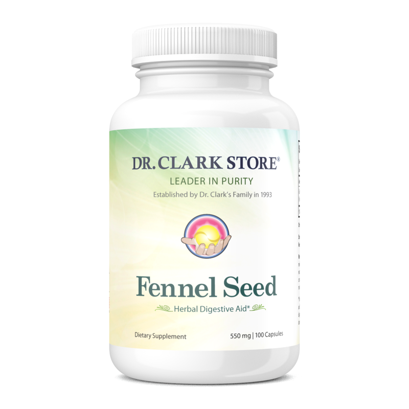 FENNEL SEED, 550 MG 100 CAPSULES