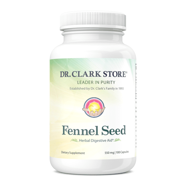 FENNEL SEED, 550 MG 100 CAPSULES