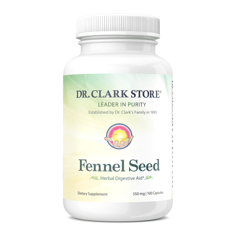 FENNEL SEED, 550 MG 100 CAPSULES