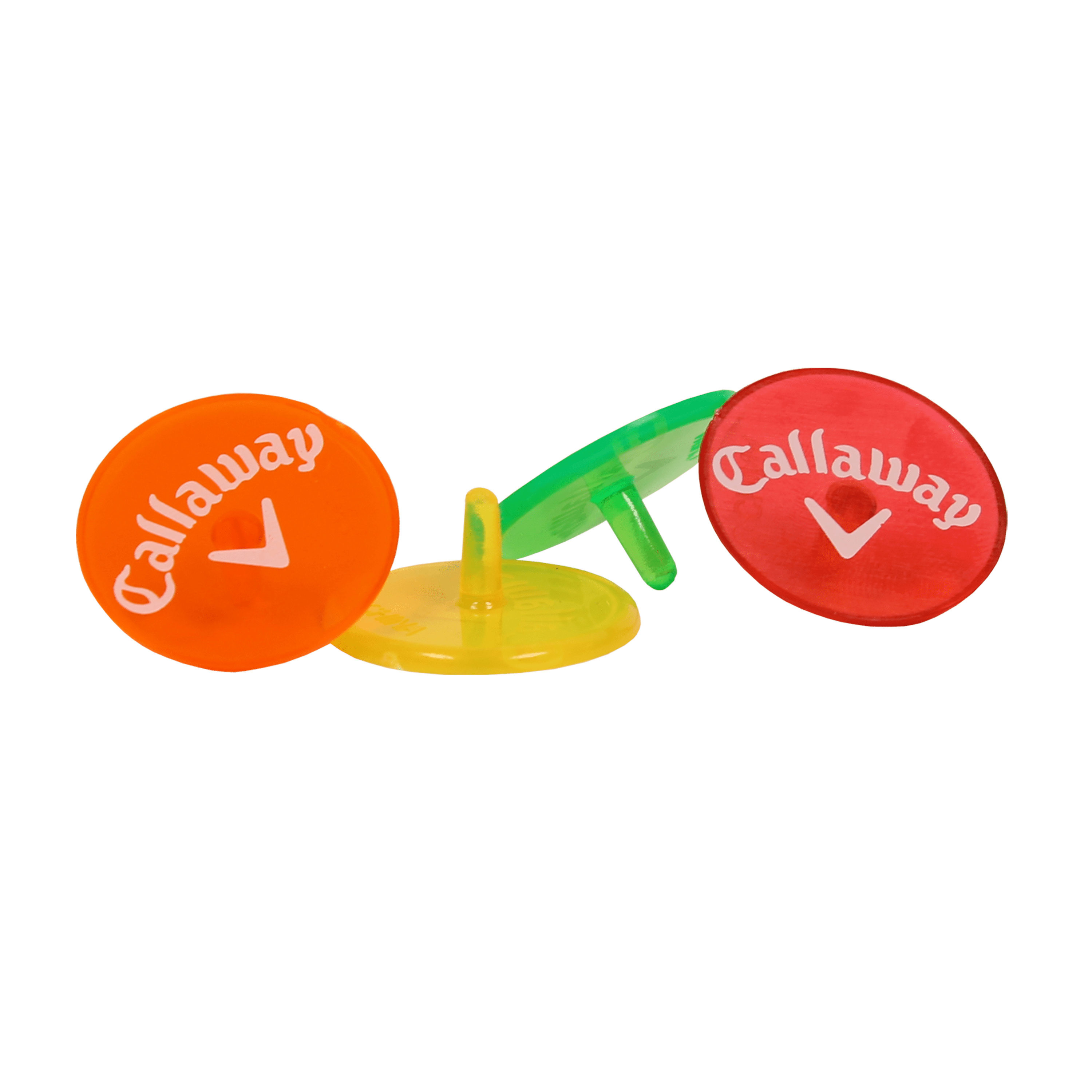 Callaway Golf Neon Plastic Golf Ball Markers 8Pack Multicolor