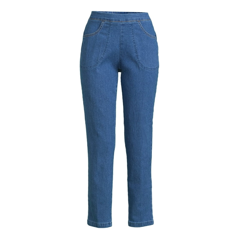 RealSize Women's Stretch Pull On Pants with Pockets, 29 RealSize Women's Stretch Pull On Pants with Pockets, 29
