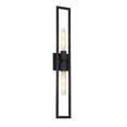 thumbnail image 5 of Dainolite 2 Light Incandescent Wall Sconce, Matte Black, 5 of 5