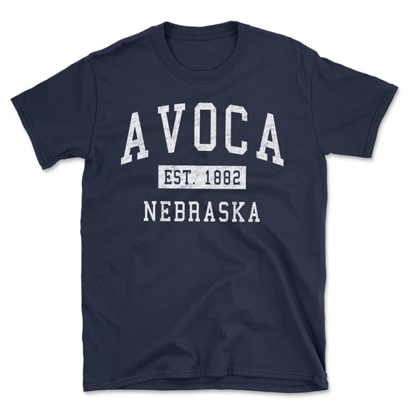 Avoca Nebraska Classic Established Men's Cotton T-Shirt