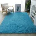 thumbnail image 3 of RULDGEE Alfombra peluda de seda gruesa de lana de felpa para sala de estar, sofá, mesa de café, Alfombra para cama de dormitorio, manta llena de tatami, 3 of 5