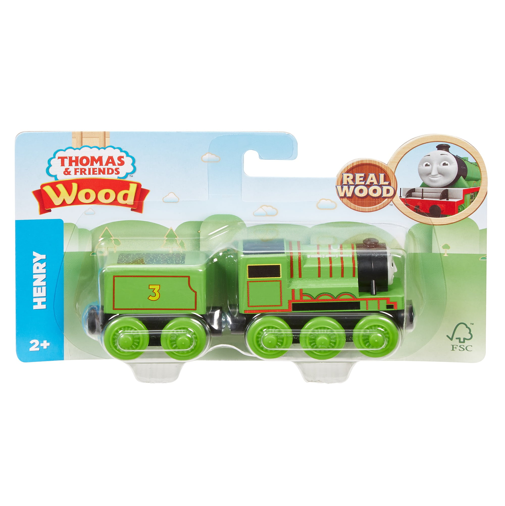Trenino Elettrico Thomas Friends Ferrovia In Legno Henry Engine