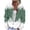 01Green, variant on Hueook Chunky Cardigan Sweaters for Women Women Fashion Printed Blouse Long Sleeve Sweatshirt Pockets Hoodied Khaki 3X