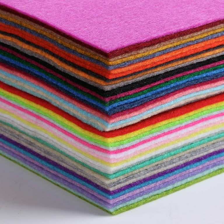 Mr. Pen- Felt, Felt Sheets, 40 Pack, 4 x 4 inch, Assorted Colors, Felt Sheets for Crafts, Felt Fabric, Felt for Sewing, Fleece Fabric, Craft Felt, F