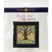 Spring Oak Counted Cross Stitch Kit-5.25"X5.25" 14 Count
