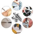 thumbnail image 5 of Vis, 270 Pcs Vis d'Expansion, Vis Auto-Taraudeuses Tête de Poêle M3M4M5M6 pour Ensemble de Vis Anti-Rouille en Acier Inoxydable 304 pour Menuiserie, 5 of 5
