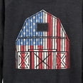 thumbnail image 3 of Instant Message - USA Barn Lightweight French Terry Wide Neck Long Sleeve Graphic Shirt, 3 of 6