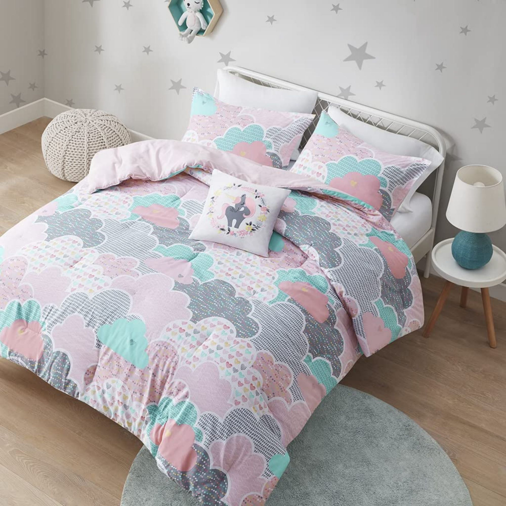 Utopia Bedding Twin/Twin XL Comforter Set Kids with 1 Pillow Sham