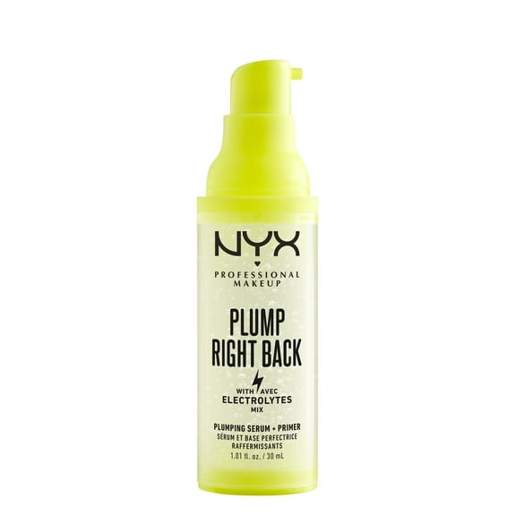 NYX Professional Makeup Plumping Makeup Primer, Infused with Electrolytes, 1 ct.