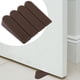 thumbnail image 5 of Topes de goma para puertas, protectores, color café, 4 unidades, 5 of 5
