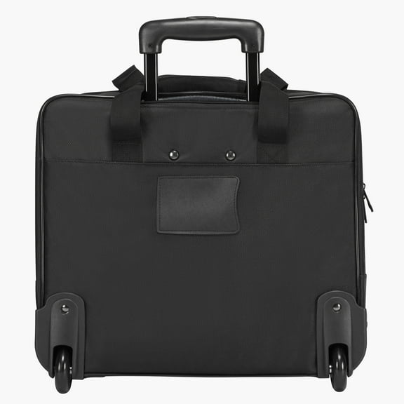 KFFKFF Mobile Laptop Carrier, Accommodates Laptops up to 15.6 Inches, Wheeled Suitcase, Rolling Computer Bag with Wheels and Extendable Handle, Laptop Holder for Professional Travel Business Office