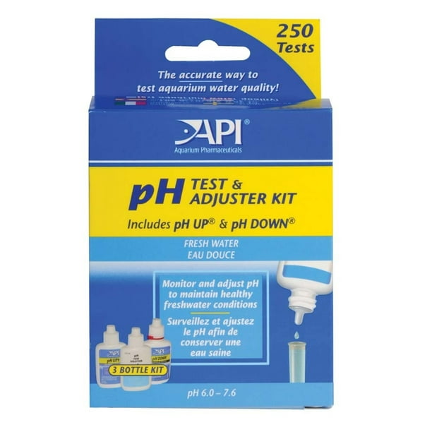radium erectie Van God API pH Test and Adjuster Kit Freshwater Healthy Aquarium Condition 250 Tests  - Walmart.com