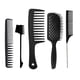 thumbnail image 1 of 1 juego de peines para cabello natural, largo, grueso y , cabello húmedo Negro Zulema Cepillo de peine de pelo hueco, 1 of 6